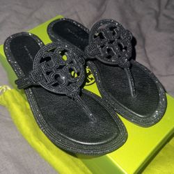 Tory Burch Knotted Pave Sandals 