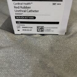 Catheters  14 Fr Red Rubber