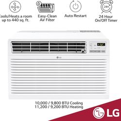 LG Air conditioning through the wall of 9,800 BTU