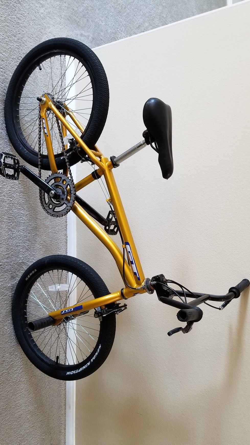 Gold GT Zone BMX Bike