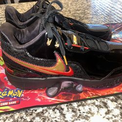 zoom lebron nxxt gen ampd black metallic gold red sz13 men’s