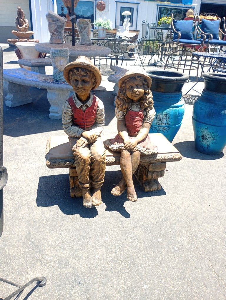 Cement Garden Statues