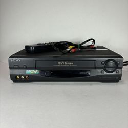 Sony SLV-N55 Hi-Fi Stereo VCR VHS Video Cassette Recorder
