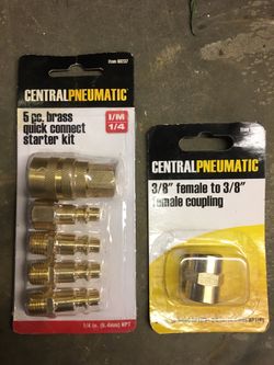New Brass air hose quick connectors couplings