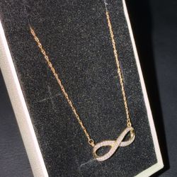 Infinity Gold Necklace