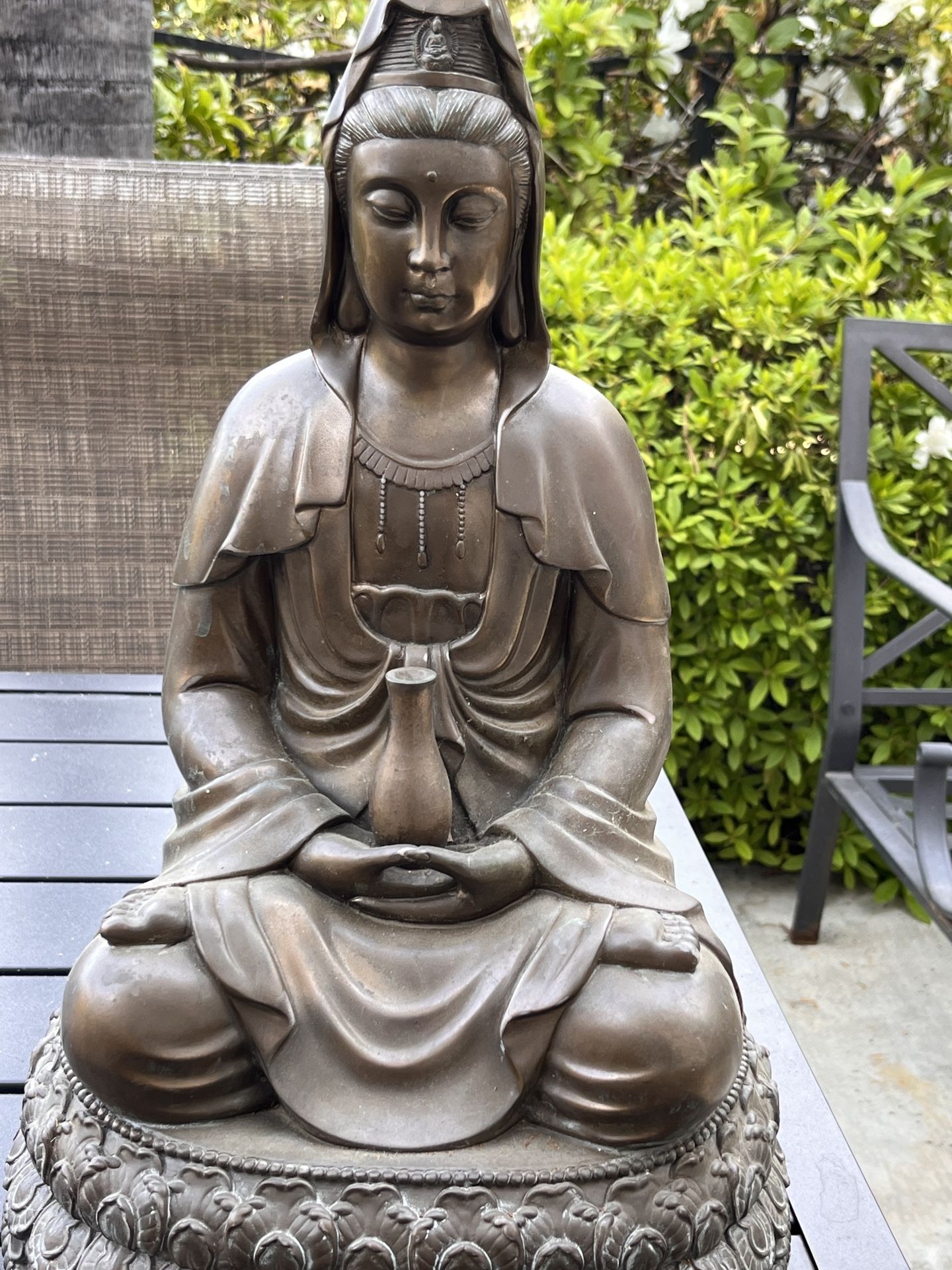 Meditating Buddha Statue Length approx  1ft 16”