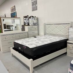 King/Queen Bedroom Set ⭐$39 Down Payment with Financing ⭐ 90 Days same as cash