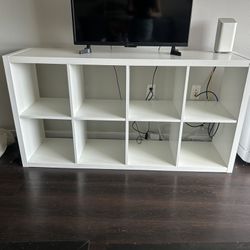 IKEA White Kallax Book Shelf Unit 