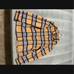 Fuzzy Flannel Jacket - men size 2XL