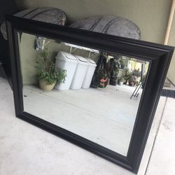 Black Frame Mirror