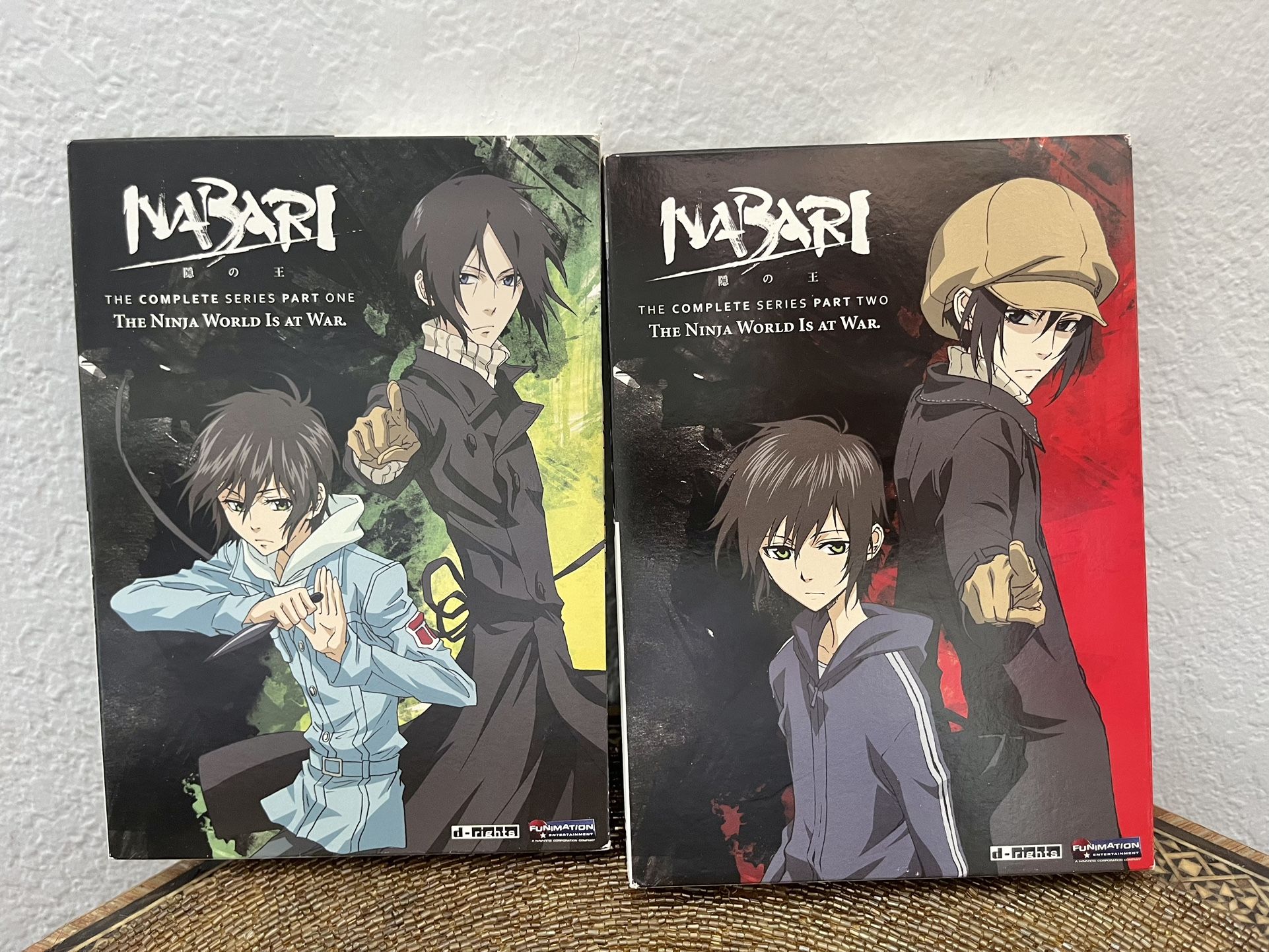 Nabari no Ou: The Complete Series Part 1 & 2 DVD Sets