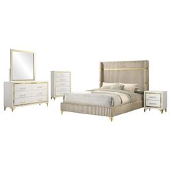 Buy now Pay Later !! Queen/King Tall Headboard Bedroom Set For Sale, Cash/Finance