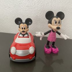 Mickey Mouse And Minnie Mouse