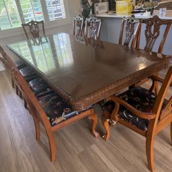 Table With Ten Chairs