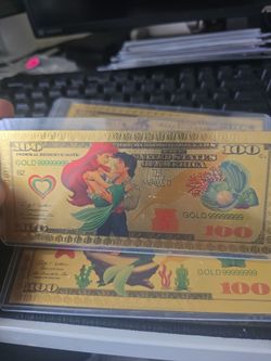 Little mermaid 24kt gold foil collection