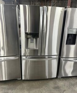 EnergyStar LG 3-Door Refrigerator Stainless Steel