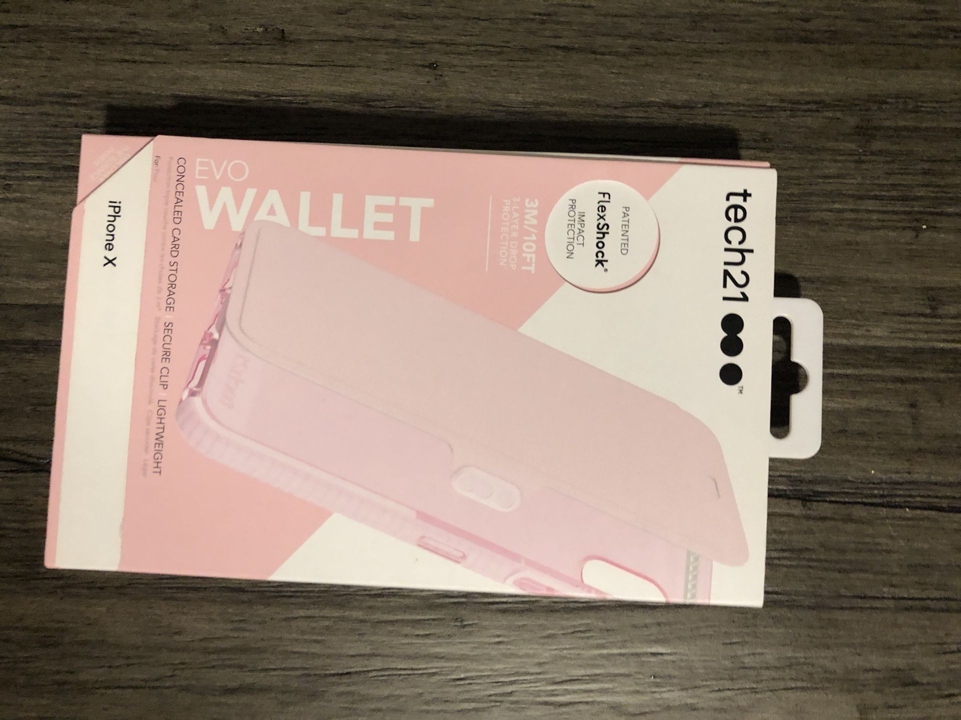 Evo Wallet for Apple iPhone X - Pink