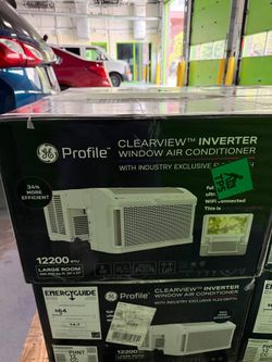 GE Profile ClearView Inverter Window AC 12,200 BTU - New