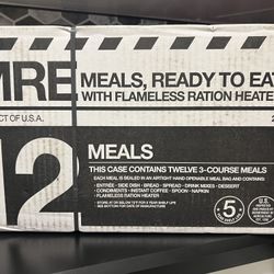 MRE meals, ready to eat