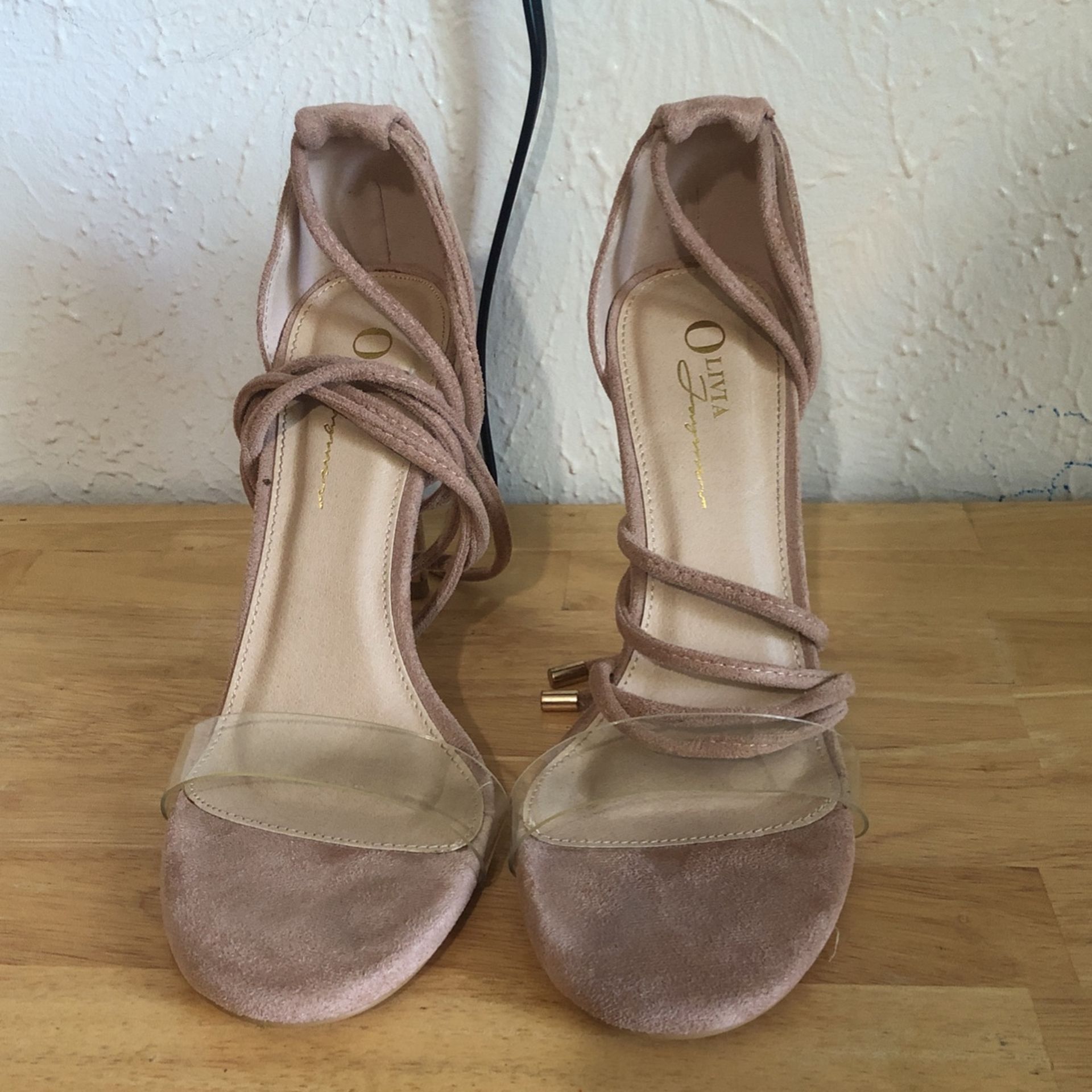 Miss Lola Light Pink Heels