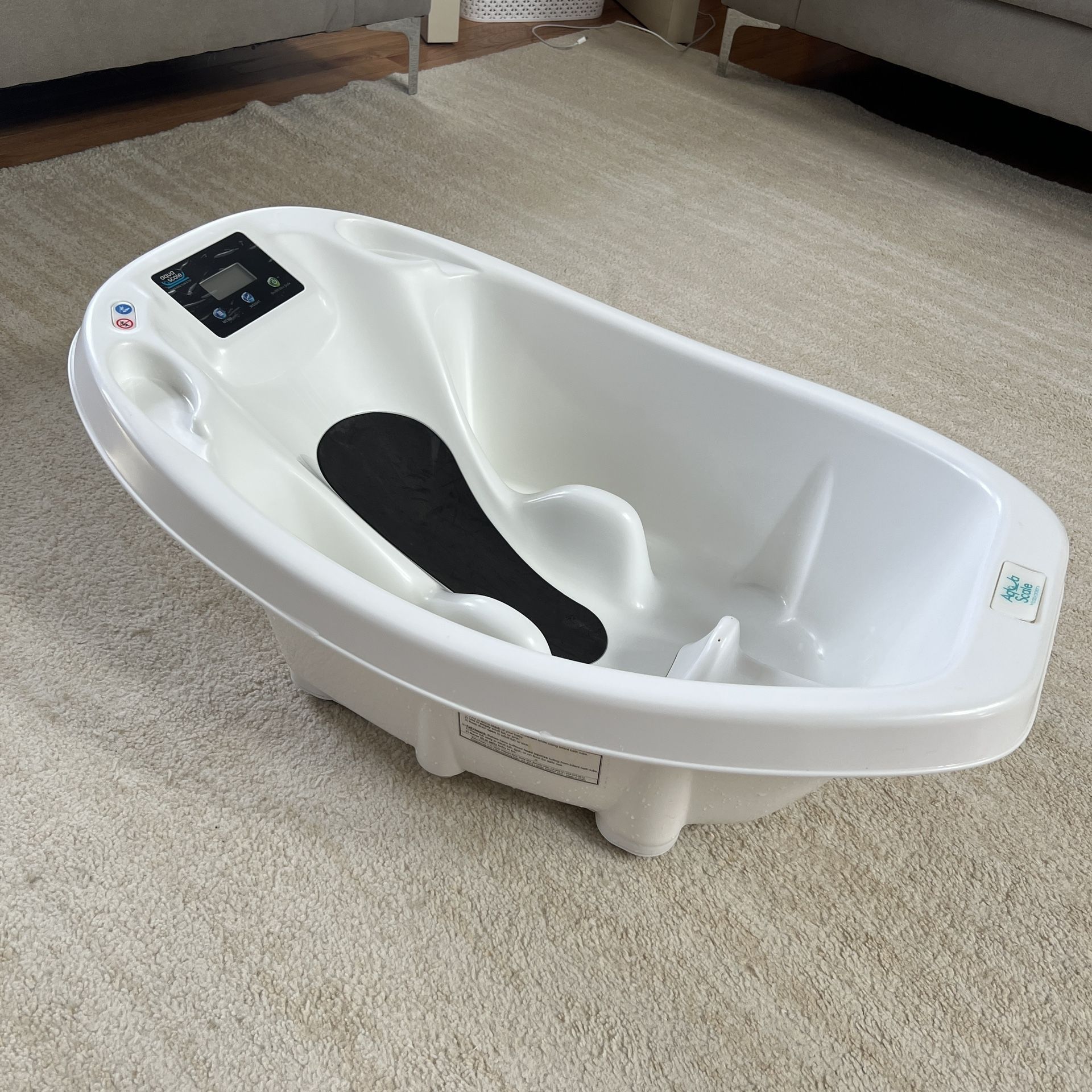 Baby Patent Aquascale 3-in-1 Bath Tub White
