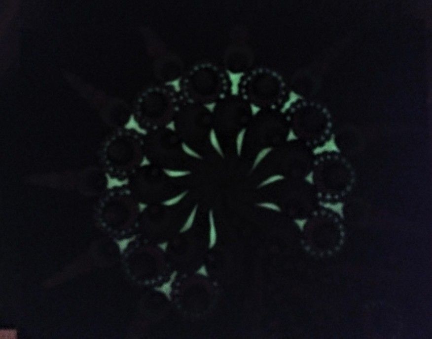 How in the dark "DISCO NEBULA" PAINTING