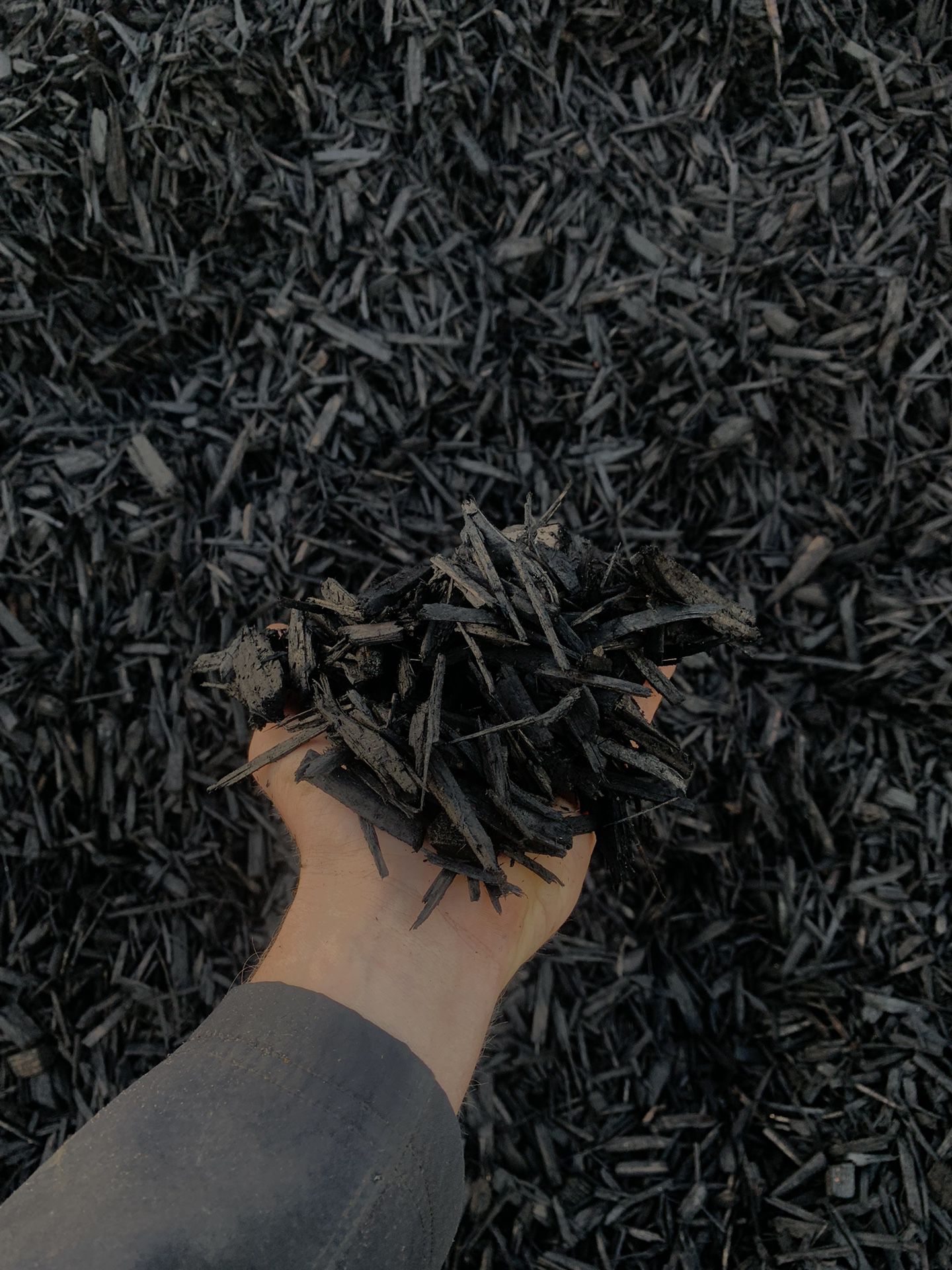 2” Black Mulch (colored)