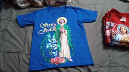 Playeras de San Judas tadeo y virgen de Guadalupe