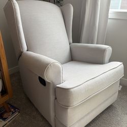 Wingback Swivel Glider Recliner Pottery Barn kids Chair
