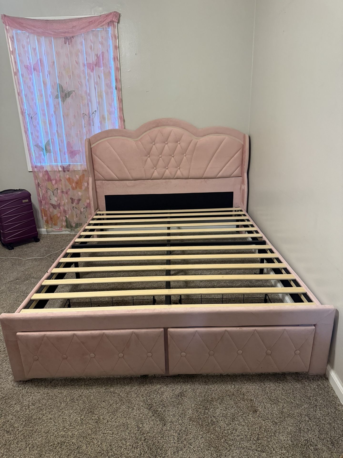 Pink Bed Frame 
