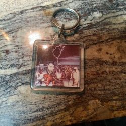 1982 Live Evel Dio Plastic Key Chain That No Body Has Extremely Rare.