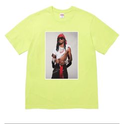 Supreme PlayBoi Carti T-Shirt Yellow/Green in supreme packaging
