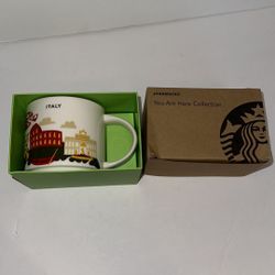 NWT Starbucks You Are Here Mug Italy
