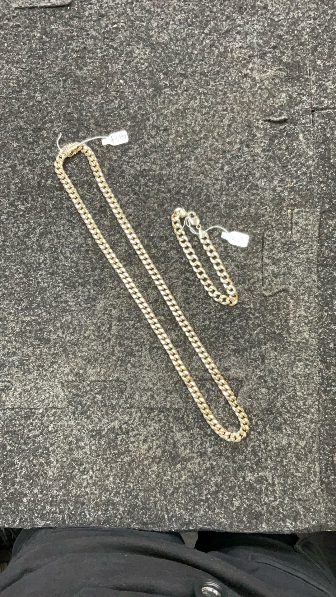 Gold 10k Bracelet And Chain