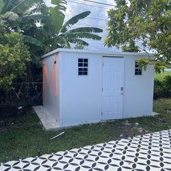 Insulated Aluminum Shed House 