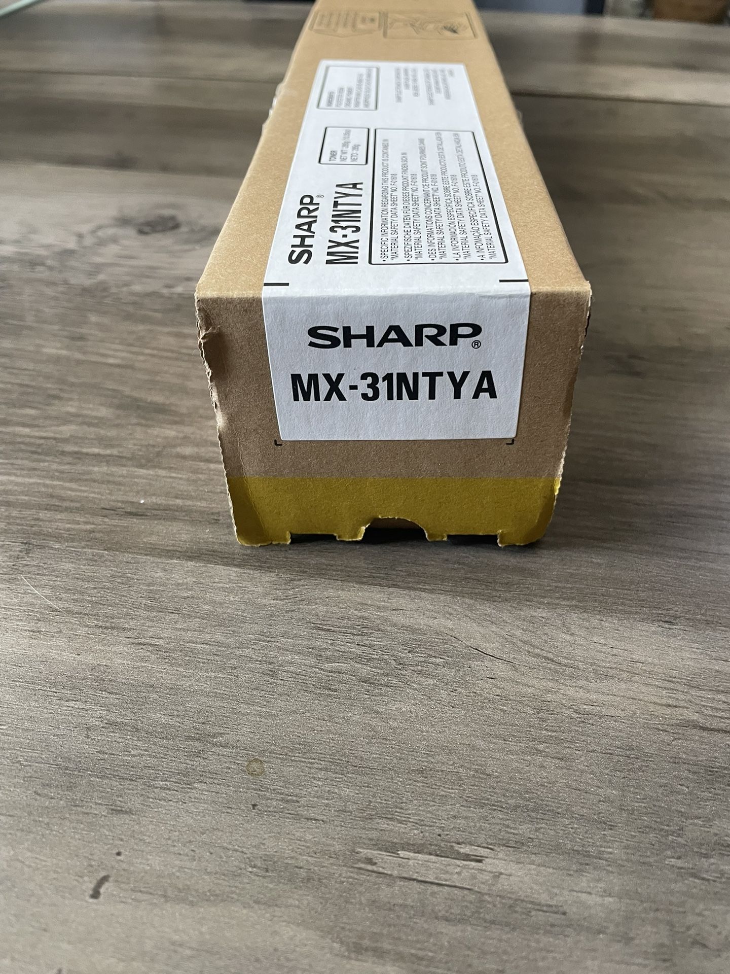 New Sharp MX-31NTYA Yellow Toner Cartridge Genuine Original OEM MX31NTYA