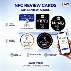 Google Review Scan NFC Install