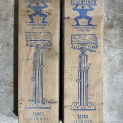 Pair Vintage Tapco Floor Jacks