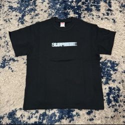 Supreme Blue Graphic Tee Size Medium