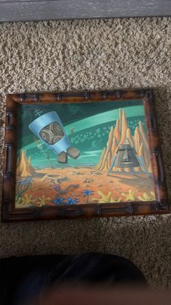 Signed Scott Saw “Wrong Black Hole” painting