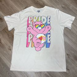 Care Bears Pride Rainbow Graphic T-Shirt XL 