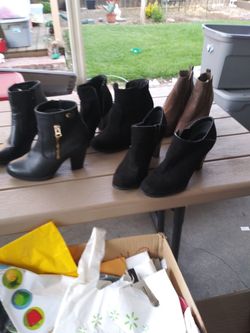 I have 4 pairs of nice boots for out or work vary nice 10.00 a pair