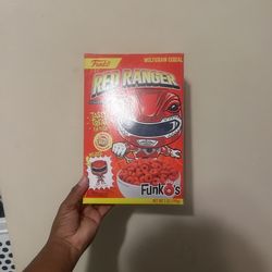 Red Ranger Funko Pop Cereal. Limited edition with toy inside. 
