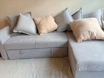 GRAY SLEEPER SOFA SECTIONAL