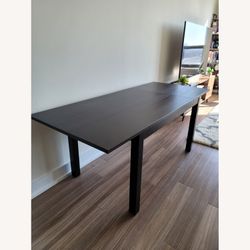 IKEA_Laneberg Extendable Dining Table With A Bench And 4 Chairs