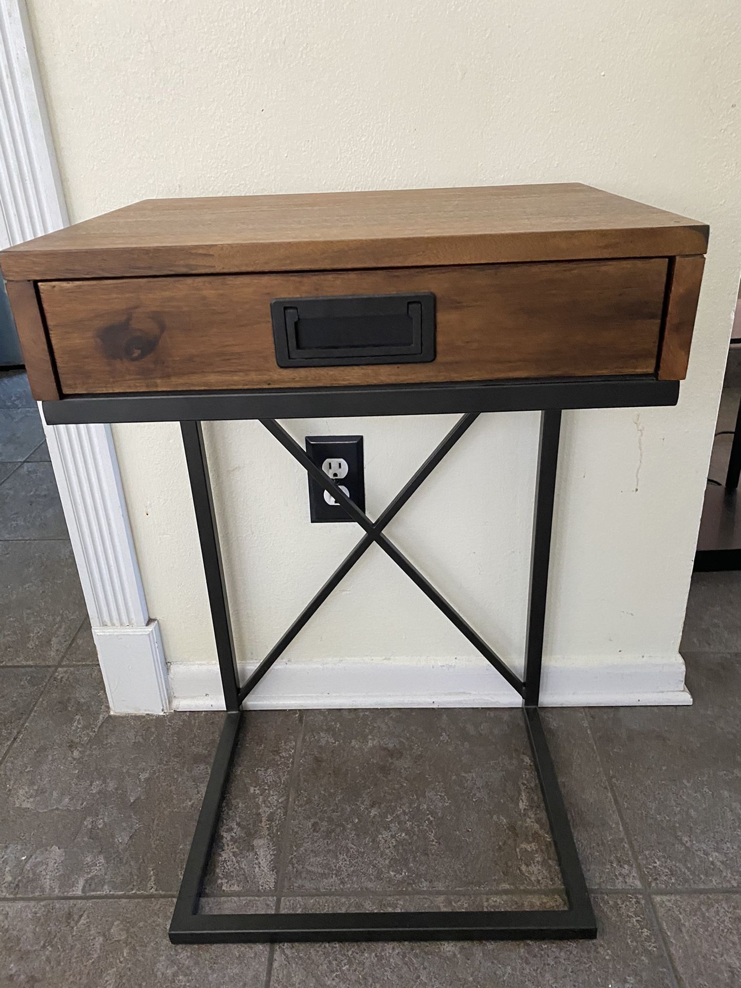 Pier one side table/ nightstand