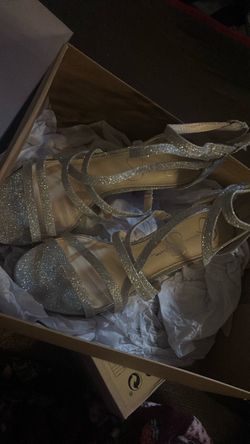 Jessica Simpson Silver Heels