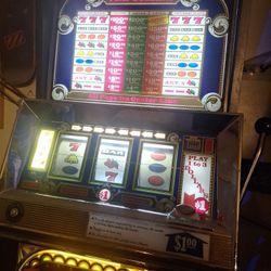Slot machine   $150