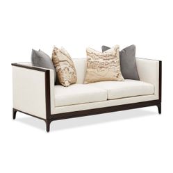 Belmont Place Espresso/Cream Loveseat