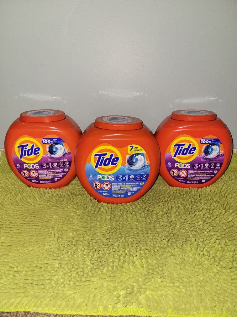3 Tide Pods 3in1